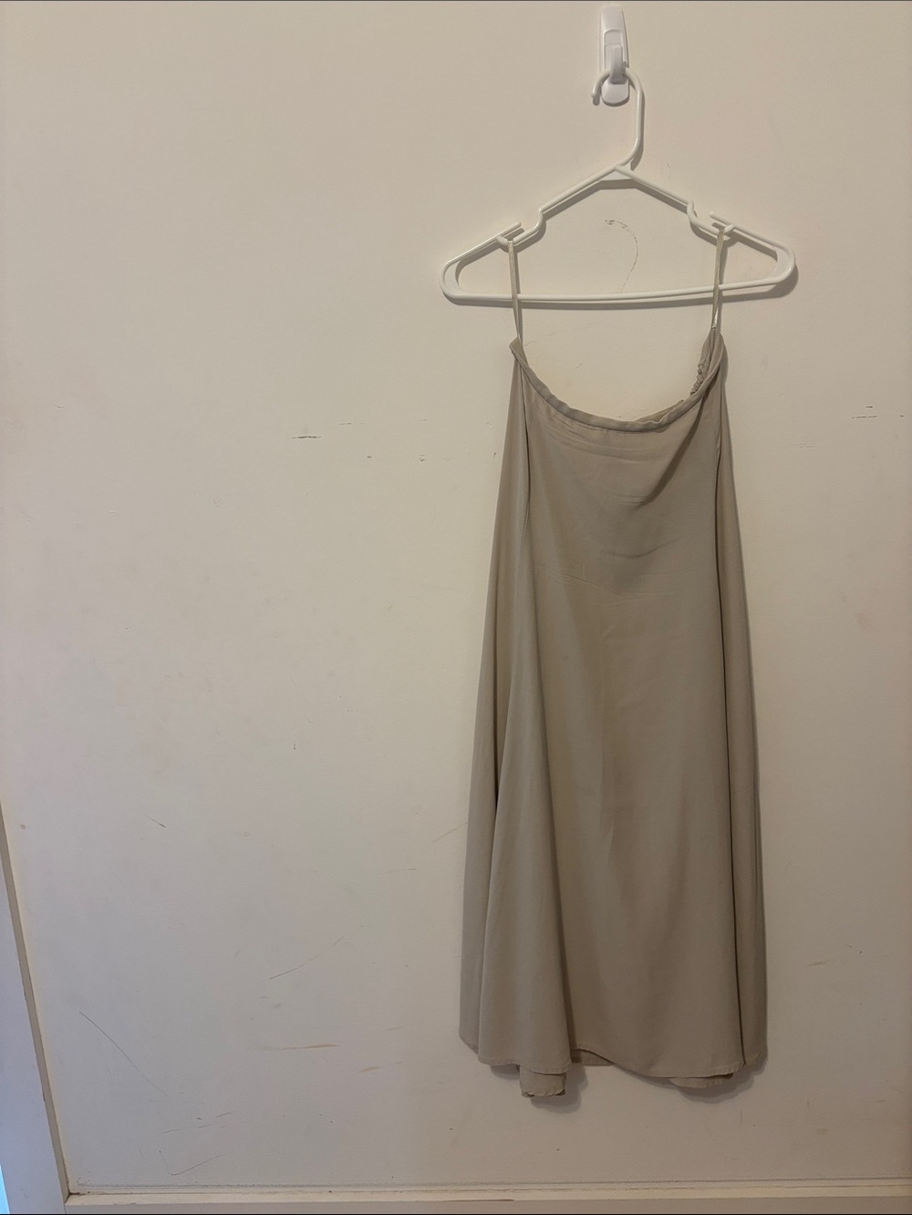 Eileen Fisher Silk Neutral Slip skirt  in Taupe